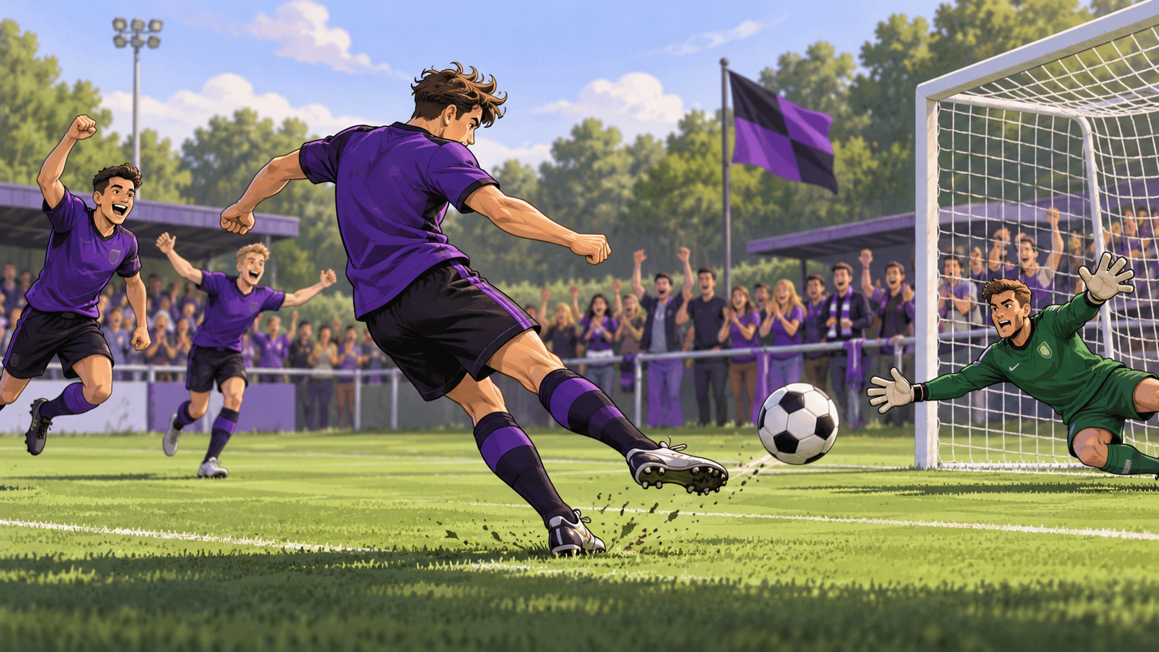 Fußballspiel des SV Heide Uelzen